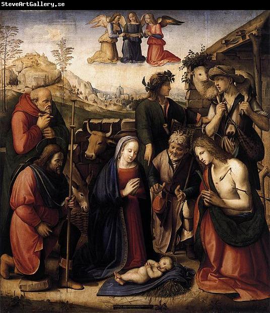 Ridolfo Ghirlandaio The Adoration of the Shepherds